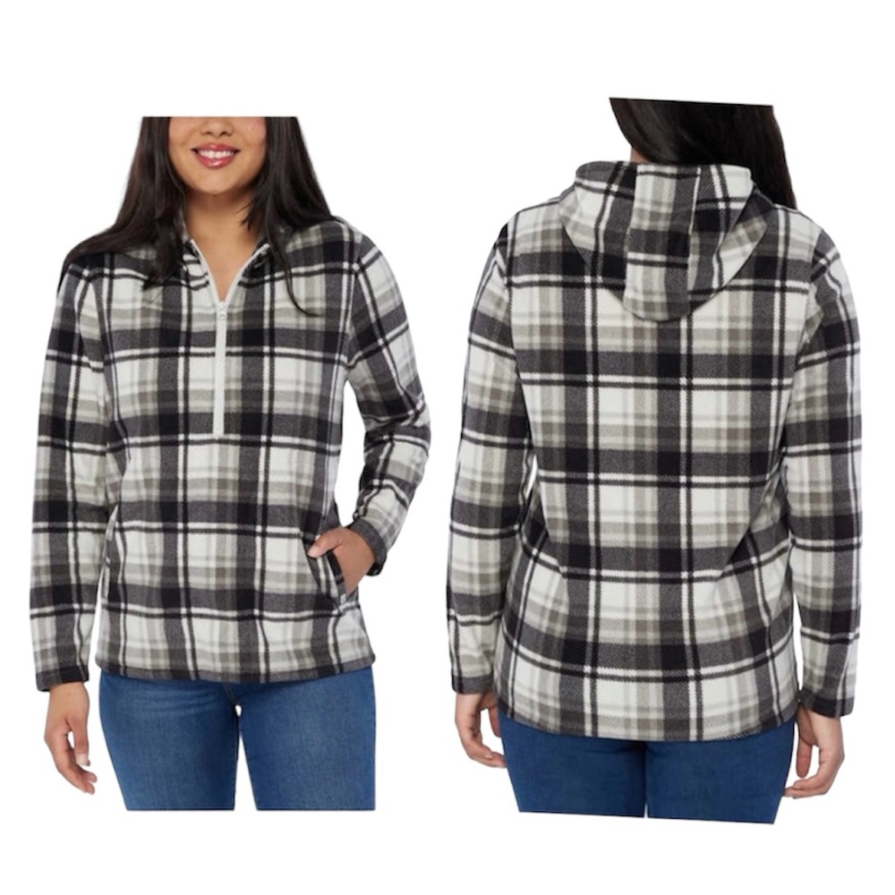 O’Neill Women Half Zip Fleece Hoodie Pullover-S